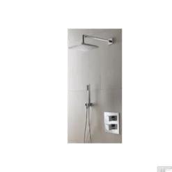 Douchekraanset Hotbath IBS 4 Bloke Inbouw Thermostaat 2-weg Geborsteld Nikkel -Exporteren Badkamer Top Winkel ambiance ibs4a picture 1 shop 1