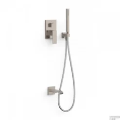 Badkraan Inbouw Tres Cuadro Exclusive Met Handdoucheset, Wanduitloop En Mengkraan RVS