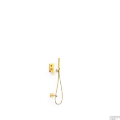 Badkraan Inbouw Tres Slim Exclusive Met Handdoucheset, Wanduitloop En Mengkraan Goud