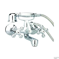 Badkraan Opbouw Schütte Elk Klassiek Inclusief Doucheset Hart-op-Hart 15 Cm Chroom