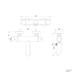 Badkraan Thermostatisch Brauer Gold Edition Geborsteld Goud -Exporteren Badkamer Top Winkel badkraan thermostatisch brauer gold edition geborsteld goud tech