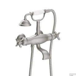 Badkraan Tres Clasic Thermostatisch Incl Handdouche Op Houder RVS