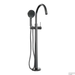 Badkraan Vrijstaand Brauer Gunmetal Carving Met Handdouche 3-Standen Geborsteld Gunmetal