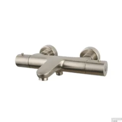 Badkraan Wiesbaden Caral Opbouw Thermostatisch Geborsteld Staal