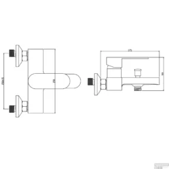 Badmengkraan Boss & Wessing Doc Waterbesparend Chroom -Exporteren Badkamer Top Winkel badmengkraan boss wessing doc waterbesparend chroom tech