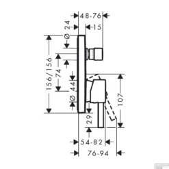 Afbouwdeel Badmengkraan Inbouw Finoris HansGrohe Eengreeps Mat Wit 7 Afbouwdeel Badmengkraan Inbouw Finoris HansGrohe Eengreeps Mat Wit -Exporteren Badkamer Top Winkel badmengkraan inbouw finoris hansgrohe eengreeps tech 2