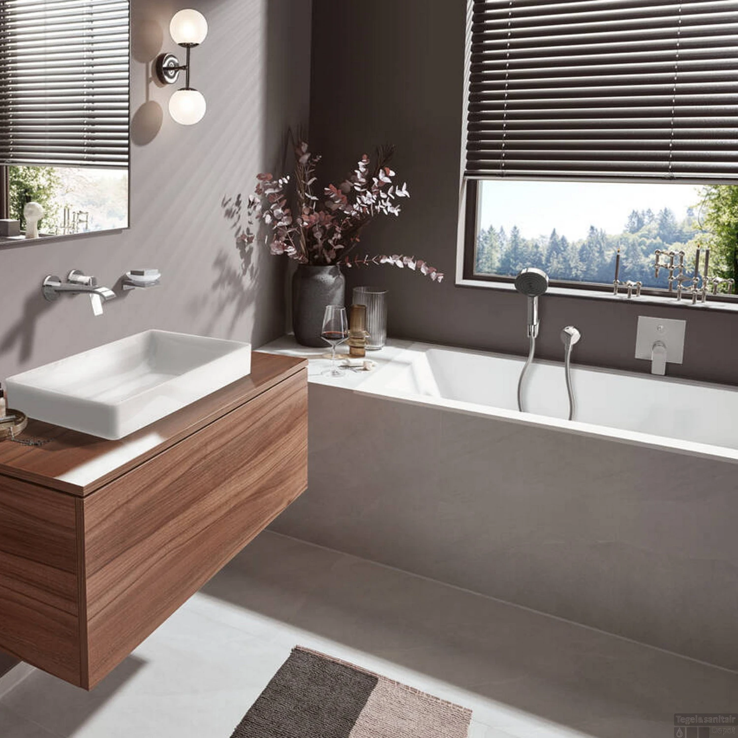 Badmengkraan Inbouw HansGrohe Vivenis Eengreeps Met Geintegreerde Zekerheidscombinatie EN1717 Chroom - Afbeelding 2