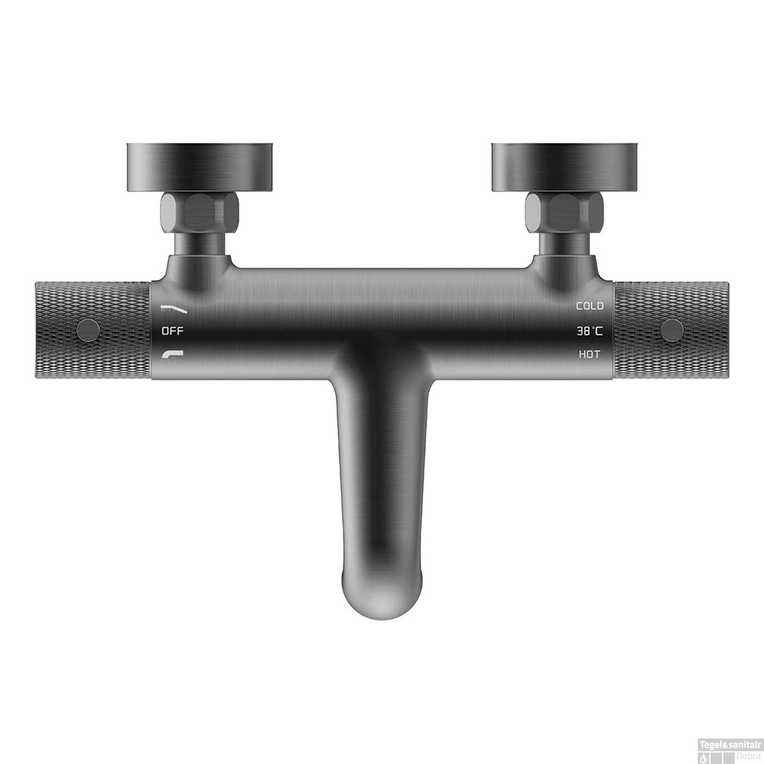 Badmengkraan Thermostatisch Boss & Wessing James Hartafstand 15 Cm Gunmetal 4 Badmengkraan Thermostatisch Boss & Wessing James Hartafstand 15 Cm Gunmetal - Afbeelding 2