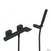 Badmengkraan Tres Loft Waterval Met Handdouche 29.2x13.8 Cm Rond Mat Zwart