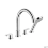 Badrandmengkraan HansGrohe Vernis Blend 4-gats Chroom -Exporteren Badkamer Top Winkel badrandmengkraan hansgrohe vernis blend 4 gats chroom shop