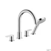 Badrandmengkraan HansGrohe Vernis Shape 4-Gats Chroom 2 Badrandmengkraan HansGrohe Vernis Shape 4-Gats Chroom -Exporteren Badkamer Top Winkel badrandmengkraan hansgrohe vernis shape 4 gats chroom shop