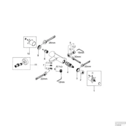 Badthermostaat Wiesbaden Cool Touch Cross Chroom 15 Cm HOH -Exporteren Badkamer Top Winkel badthermostaat wiesbaden cool touch cross chroom 15 cm hoh tech 2