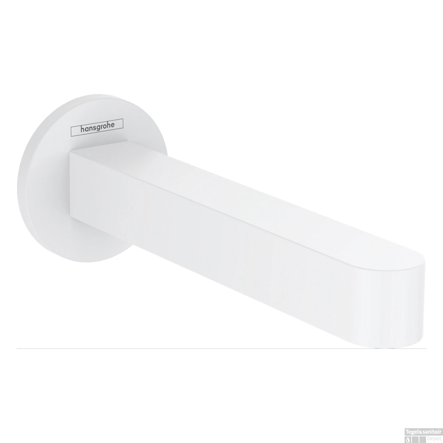 Baduitloop Finoris HansGrohe Mat Wit 3 Baduitloop Finoris HansGrohe Mat Wit