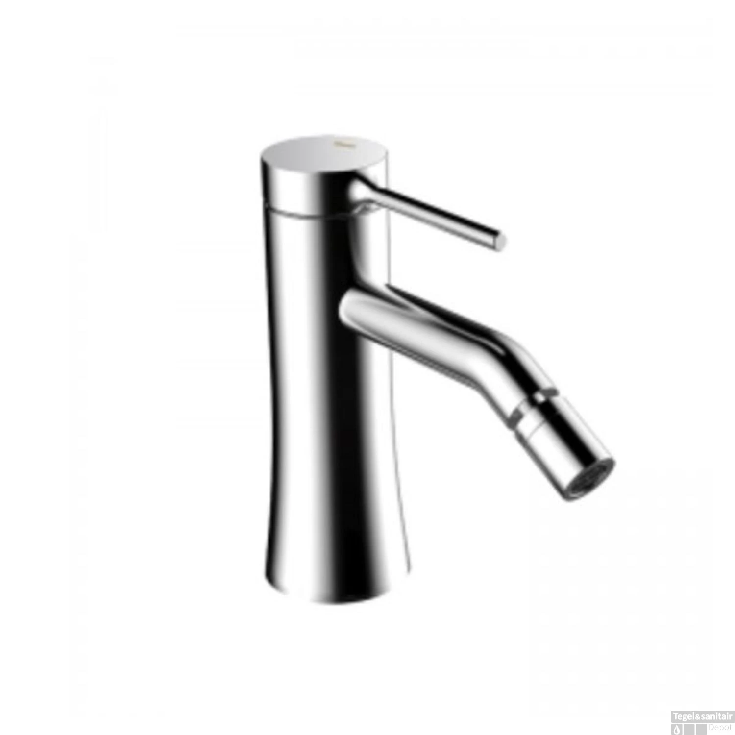 Bidetkraan GRB Time Laag Model Met Clickwaste Messing Chroom