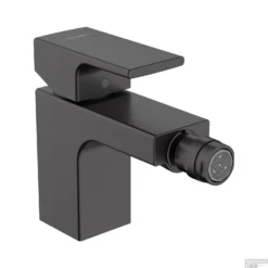 Bidetkraan HansGrohe Vernis Shape Eengreeps Zinc Mat Zwart