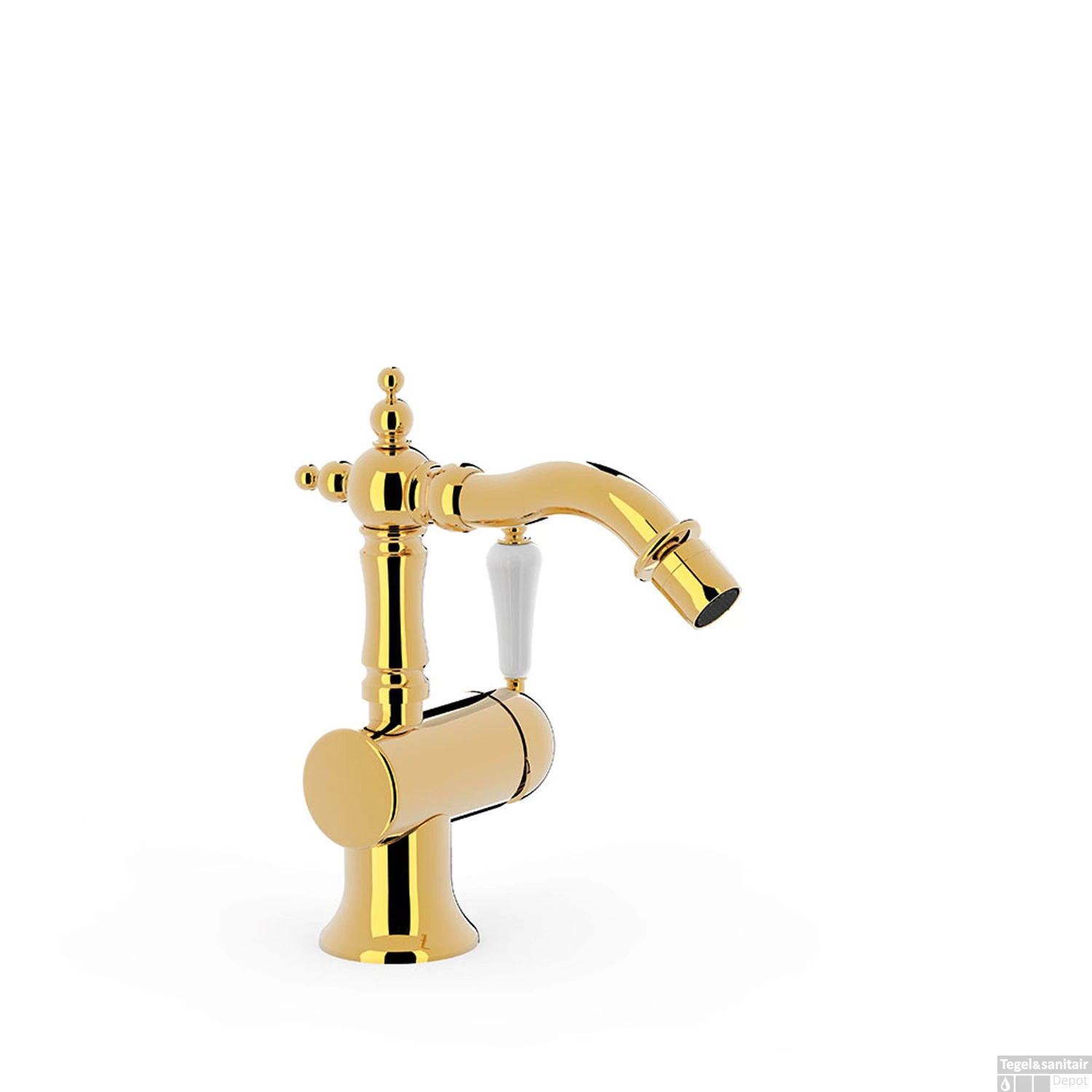 Bidetmengkraan Tres Clasic Opbouw 1 Hendel Goud 3 Bidetmengkraan Tres Clasic Opbouw 1 Hendel Goud