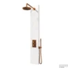 BRAUER Kopper Edition Thermostatisch Douchepaneel 2-weg Calacatta Gold SET 01 -Exporteren Badkamer Top Winkel brauer copper edition thermostatisch koper shop