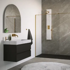 BRAUER Gold Edition Thermostatisch Douchepaneel 2-weg Calacatta Gold SET 01 -Exporteren Badkamer Top Winkel brauer gold edition douchepaneel pvd 2