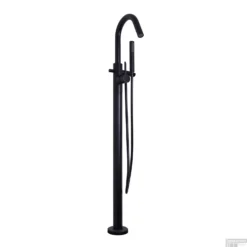 BWS Badkraan Cemal Vrijstaand Mengkraan Compleet Mat Zwart