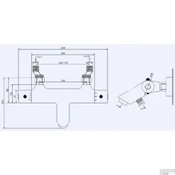 BWS Badkraan Janero Thermostatische Mat Zwart -Exporteren Badkamer Top Winkel bws badmengkraan janero thermostatische mat zwart tech