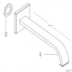 BWS Baduitloop Inbouw Vierkant 1/2" Geborsteld Staal 7 BWS Baduitloop Inbouw Vierkant 1/2" Geborsteld Staal -Exporteren Badkamer Top Winkel bws baduitloop inbouw vierkant 1 2inch geborsteld staal tech