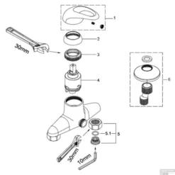 BWS Douchemengkraan Luna Chroom -Exporteren Badkamer Top Winkel bws douchemengkraan luna chroom tech