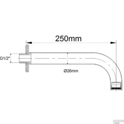 BWS Inbouwuitloop Rond 25cm 1/2" Geborsteld Staal 7 BWS Inbouwuitloop Rond 25cm 1/2" Geborsteld Staal -Exporteren Badkamer Top Winkel bws inbouwuitloop rond 25cm 1 2inch geborsteld staal tech