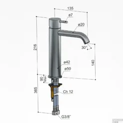 Wastafelmengkraan Hotbath Cobber 1-hendel Gebogen 21.6 Cm Verouderd Messing -Exporteren Badkamer Top Winkel cb003mcab wastafelmengkraan hotbath cobber 1 hendel gebogen 21.6 cm verouderd messing tech