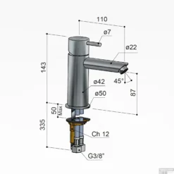 Wastafelmengkraan Hotbath Cobber 1-hendel Recht 14.3 Cm Verouderd Messing 9 Wastafelmengkraan Hotbath Cobber 1-hendel Recht 14.3 Cm Verouderd Messing -Exporteren Badkamer Top Winkel cb003sab wastafelmengkraan hotbath cobber 1 hendel recht 14.3 cm verouderd messing tech