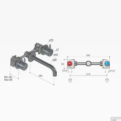 Wastafelmengkraan Hotbath Cobber Inbouw 2-hendel Gebogen 18 Cm Gepolijst Messing 9 Wastafelmengkraan Hotbath Cobber Inbouw 2-hendel Gebogen 18 Cm Gepolijst Messing -Exporteren Badkamer Top Winkel cb005text18nb wastafelmengkraan hotbath cobber inbouw 2 hendel gebogen 18 cm gepolijst messing tech