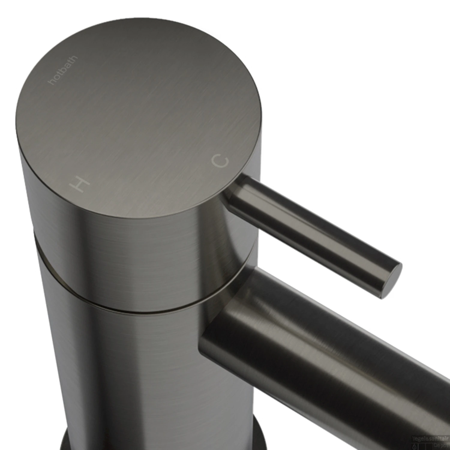 Stopkraan Hotbath Cobber Inbouw Thermostaat Verouderd IJzer (excl. Inbouwdeel) OUTLET - Afbeelding 4