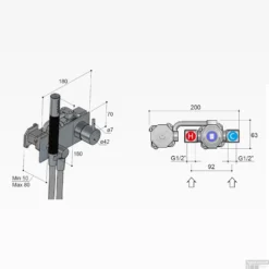 Inbouw Douchemengkraan Hotbath Cobber Incl. Doucheslang En Handdouche Mat Zwart -Exporteren Badkamer Top Winkel cb027extbl inbouw douchemengkraan hotbath cobber incl. doucheslang en handdouche mat zwart tech