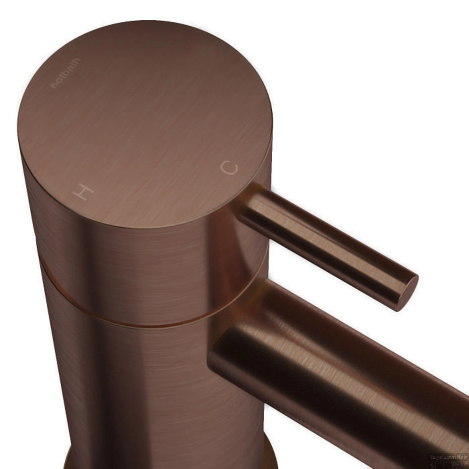 Inbouw Douchemengkraan Hotbath Cobber 2-weg Geborsteld Koper PVD 4 Inbouw Douchemengkraan Hotbath Cobber 2-weg Geborsteld Koper PVD - Afbeelding 2