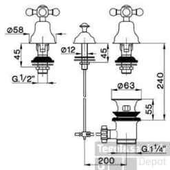 Cisal Arcana Bidetmengkraan AR00121021 Chroom