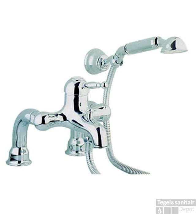 Cisal Arcana Empress Badmengkraan Met Handdouche EM00009074 Chroom/Goud 4 Cisal Arcana Empress Badmengkraan Met Handdouche EM00009074 Chroom/Goud - Afbeelding 2