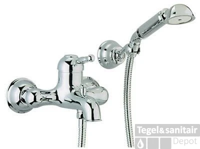 Cisal Arcana Royal Badmengkraan Met Handdouche AY00012074 Chroom-Goud 4 Cisal Arcana Royal Badmengkraan Met Handdouche AY00012074 Chroom-Goud - Afbeelding 2