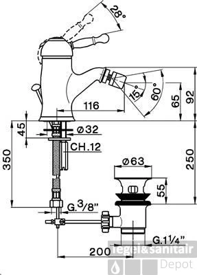 Cisal Arcana Royal Bidetmengkraan AY0005502A RVS 3 Cisal Arcana Royal Bidetmengkraan AY0005502A RVS