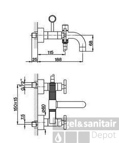 Cisal Barcelona Quad Badmengkraan Chroom BQ00010021 3 Cisal Barcelona Quad Badmengkraan Chroom BQ00010021