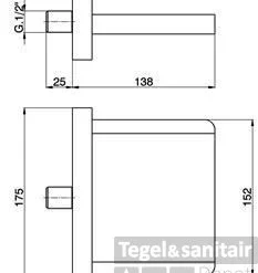 Cisal Barcelona Quad Baduitloop ZA002190 -Exporteren Badkamer Top Winkel cisal barcelona quad baduitloop za002190 1