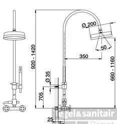 Cisal Barcelona Quad Doucheset Chroom BQ00405121