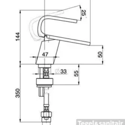 Cisal Kawa Bidetmengkraan KA0005503J Zwart/Groen