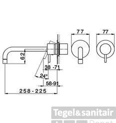 Cisal Less Minimal Wastafelmengkraan LM0055112A