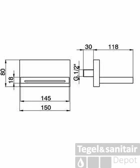 Cisal Muur Uitloop Waterval Chroom ZA00220021 3 Cisal Muur Uitloop Waterval Chroom ZA00220021