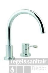 Cisal Pumpy 2-gats Badmengkraan Chroom PU00125079 4 Cisal Pumpy 2-gats Badmengkraan Chroom PU00125079 - Afbeelding 2