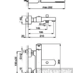 Cisal Roadster Bad Thermostaat Chroom Met Handdouche RRD2701021 -Exporteren Badkamer Top Winkel cisal roadster bad thermostaat chroom met handdouche rrd2701021 3