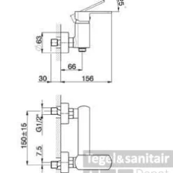 Cisal Roadster Douchemengkraan Chroom RR00044021