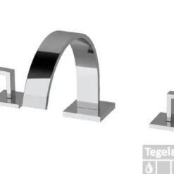 Cisal Wave 3-gats Badmengkraan Chroom WA00025121 -Exporteren Badkamer Top Winkel cisal wave 3 gats badmengkraan chroom wa00025121 0