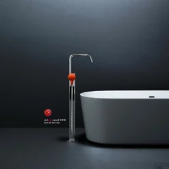 Clou Kaldur Vrijstaande Badmengkraan Chroom (Exclusief Handdouche) -Exporteren Badkamer Top Winkel cl 06.25.005.29 b with red dot award logo