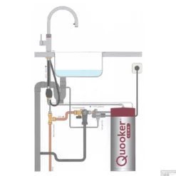 Quooker Flex Chroom Met Combi Boiler -Exporteren Badkamer Top Winkel combi met flex 1