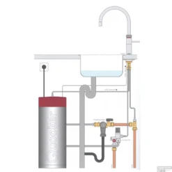 Quooker Fusion Round Chroom Met Combi + Boiler -Exporteren Badkamer Top Winkel combi met fushion round 1